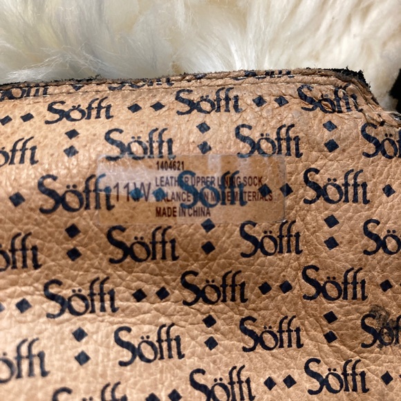 Sofft Suede Leather Knee High Heeled lace up Boot Wide Comfy Winter ❄️🖤 - Picture 11 of 14